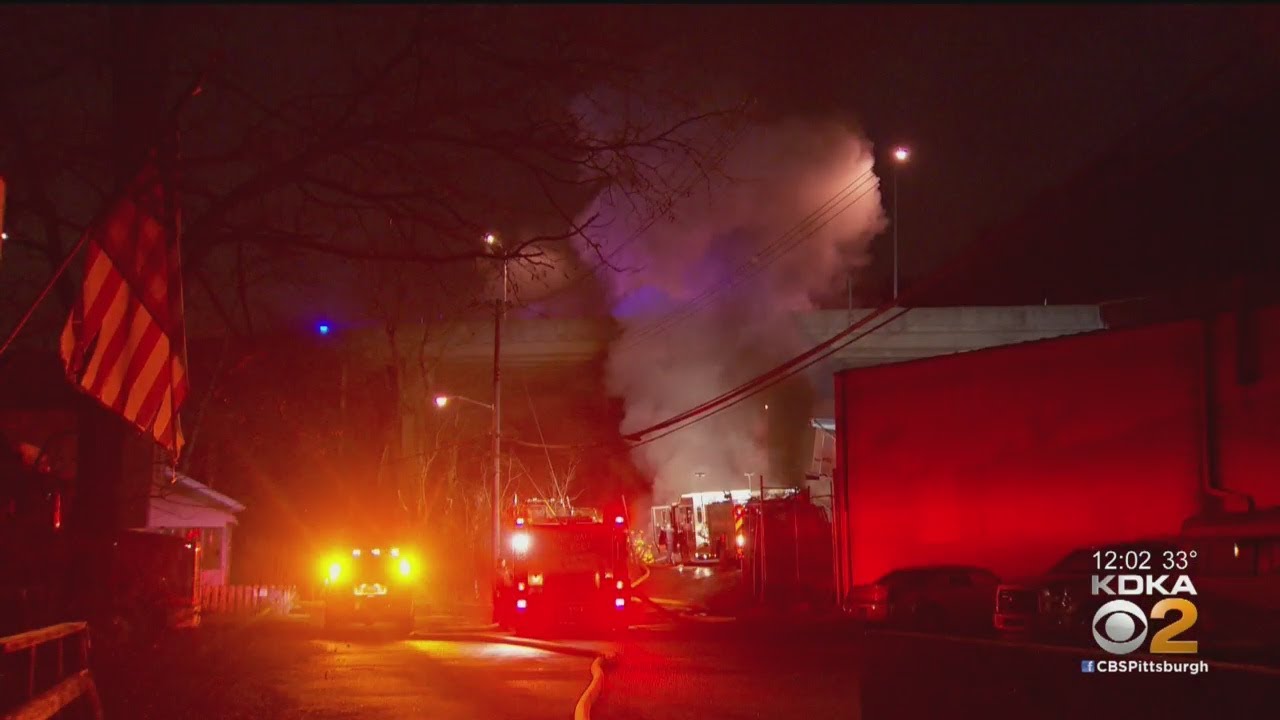 3 Dump Trucks Catch Fire In Pittsburgh's Hays Neighborhood YouTube