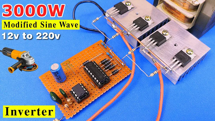 How to make 12v dc to 220v ac inverter | Pure sine wave, Inverter 3000 watt | 12v 220v Inverter