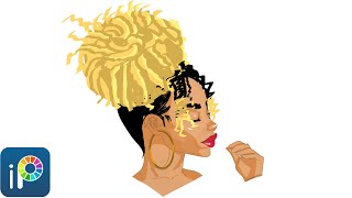 PROFESSIONAL ART in IBIS PAINT X | How to draw a cute girl in ibis paint x screenshot 2