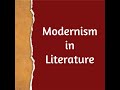 Literature (L3) part 5 : Modernism