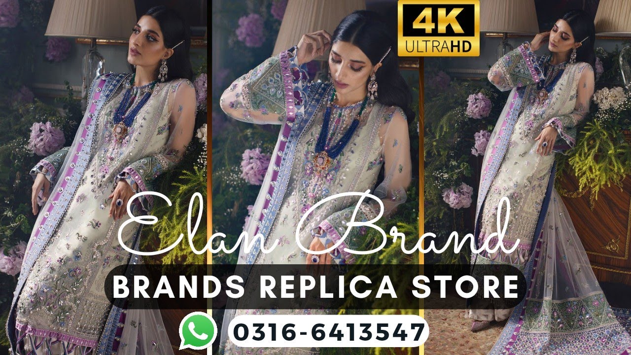 ELAN Unstitched *ALARA (EC21-02)* Wedding Festive || Master Replica