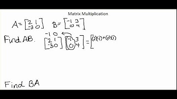 Chapter 12-2 video 2: Matrix Multiplication