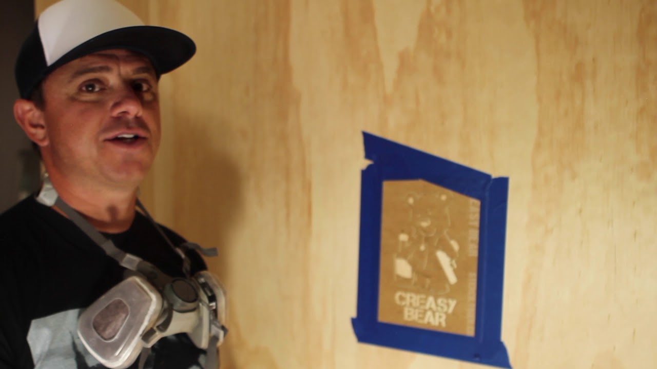 How to Spray Paint a Stencil - YouTube