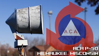 ACA P-50 Tornado Siren Test - Alert & Attack - Milwaukee (Milwaukee County), WI