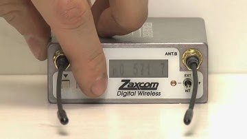 Zaxcom Digital Wireless Instruction Video - Preset Frequencies - Video 6 of 9
