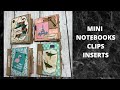 MINI NOTEBOOK CLIP INSERTS WITH PAPER BAG LACE