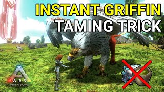 How To Tame Max Level(450) Royal Griffin, Fast Taming Trick | ARK Survival Evolved Mobile