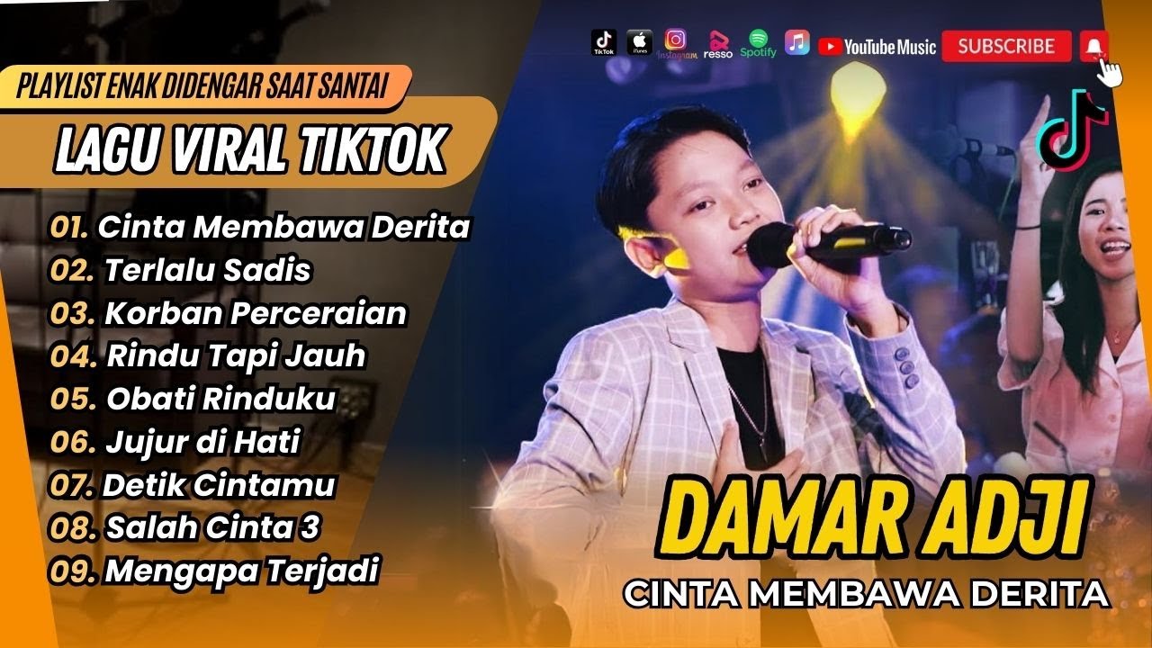 Damar Adji - CINTA MEMBAWA DERITA | TERLALU SADIS | KORBAN PERCERAIAN || LAGU POP TERPOPULER 2025