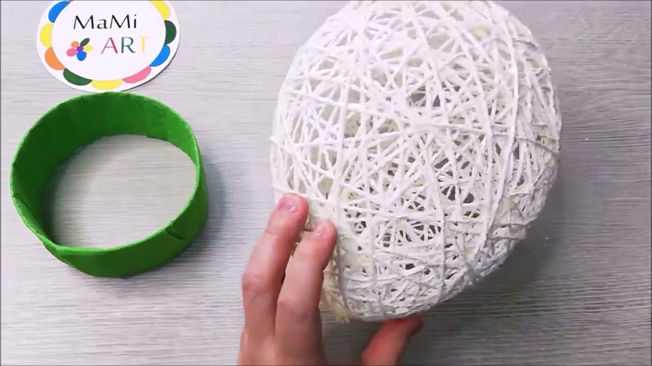 Dekoracje wielkanocne z nitek