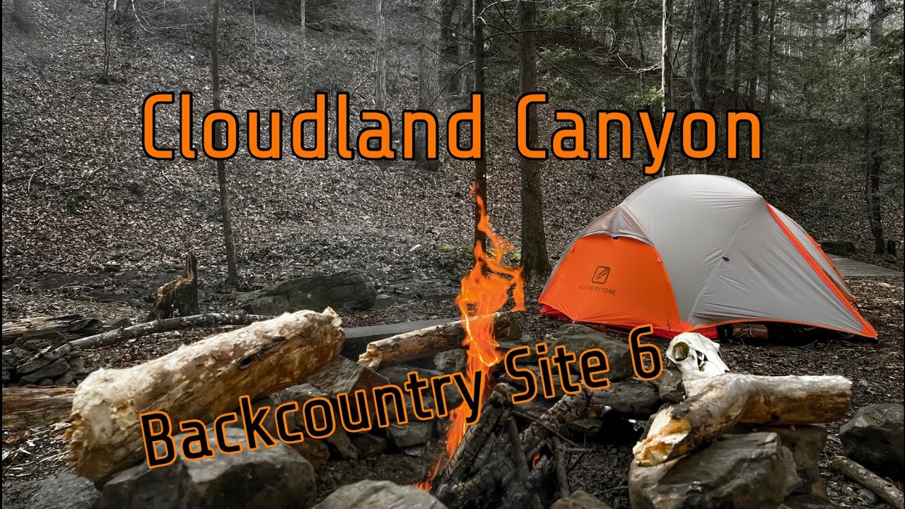 Camping in Cloudland Canyon - YouTube