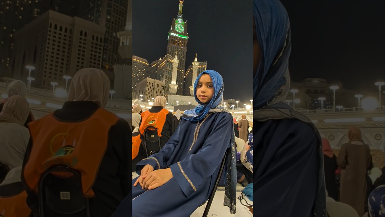 🥰 Sweetheart Fatima Masud at Al-Masjid al-Haram | Heart touching tilawaat of Surah An-Naba