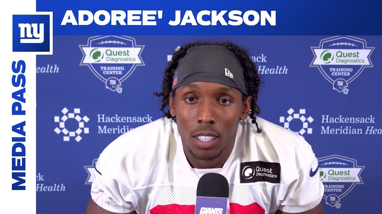 Adoree' Jackson: 'I'm willing to learn, willing to play and compete' | New York Giants