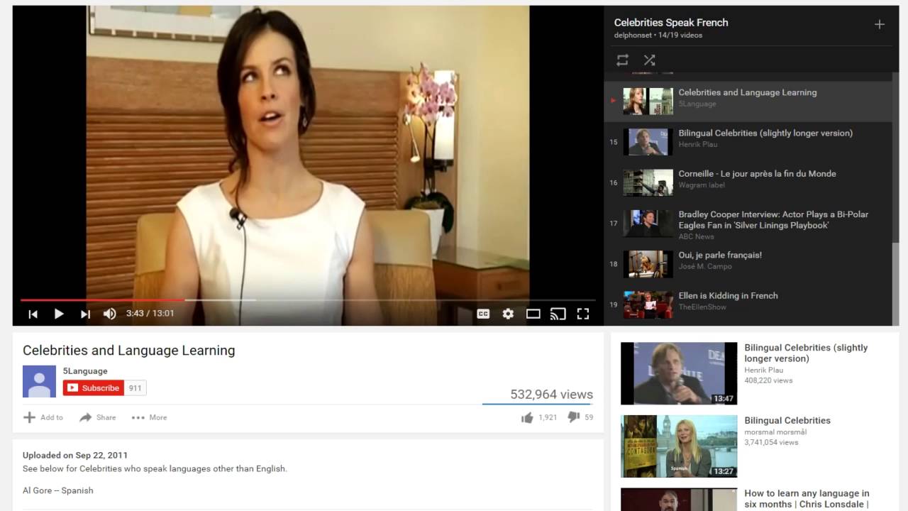 They Speak French Evangeline Lilly YouTube