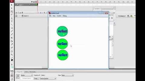 Botones en flash con animación y audio