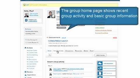 CollaborNation® Collaborative Learning Environment® Groups Feature