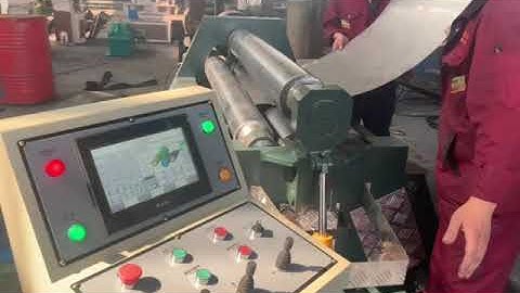 Full hydraulic CNC four roller plate rolling machine