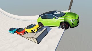 BeamNG drive - High Speed Jumping Cars Crashes Compilation #12