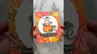 Make A DIY Fall Greeting Card With Me In SECONDS!🤯 ASMR Crafting #asmr #asmrsounds #craft