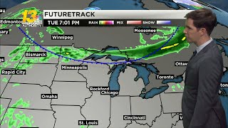 Temperatures dive when Wednesday arrives