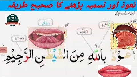 تعوذ اور تسمیہ کیسے پڑھیں گے||how