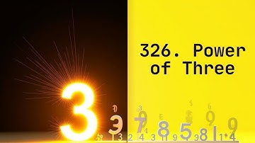 LeetCode 326 – Power of Three | Easiest Math Trick! | c++