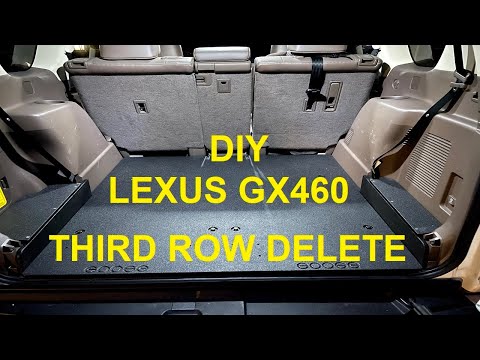 LEXUS GX460 THIRD ROW DELETE – DIY – GOOSE GEAR PLATE INSTALL