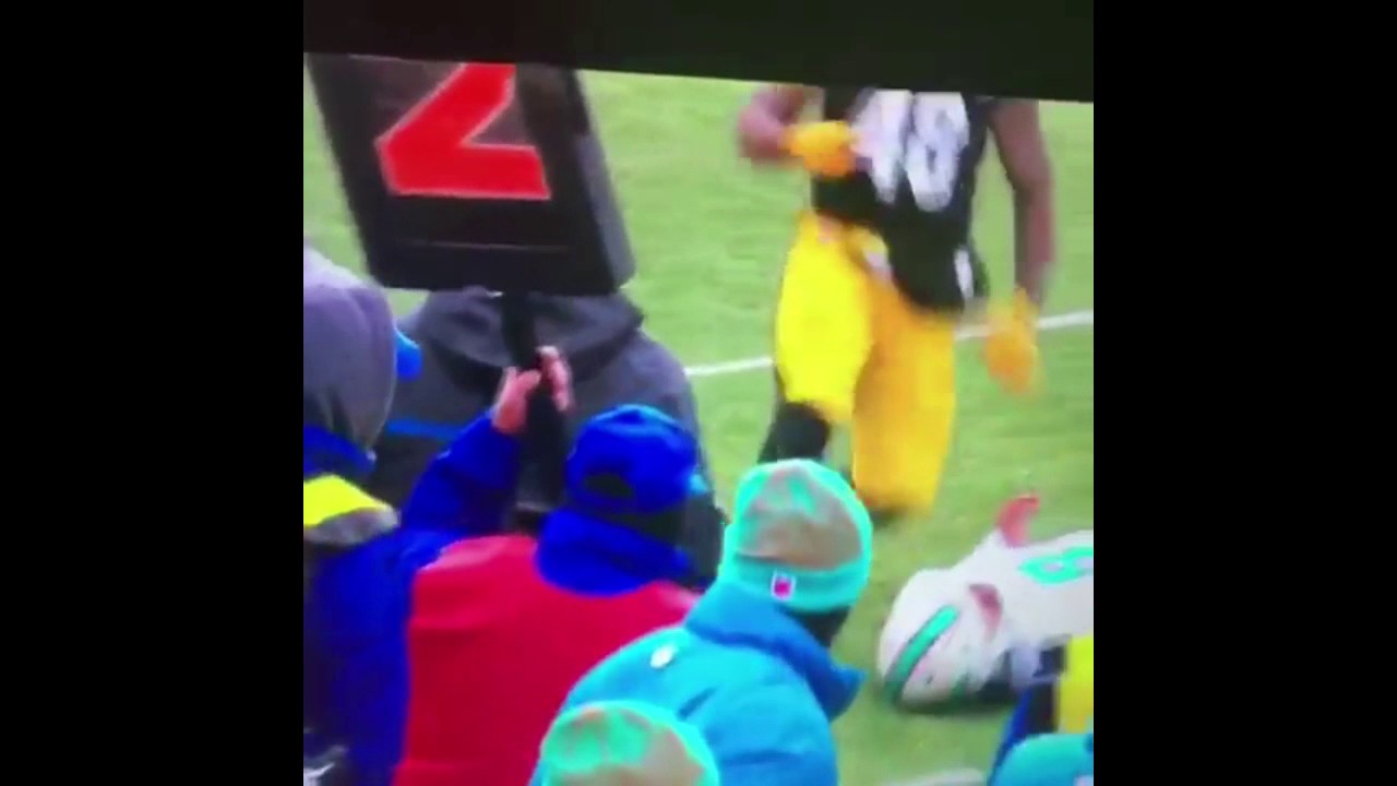 Matt Moore gets destroyed by Bud Dupree