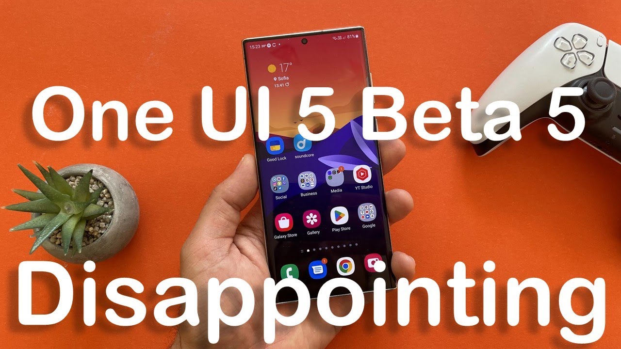 Samsung One UI 5 Beta 5: Disappointing - YouTube