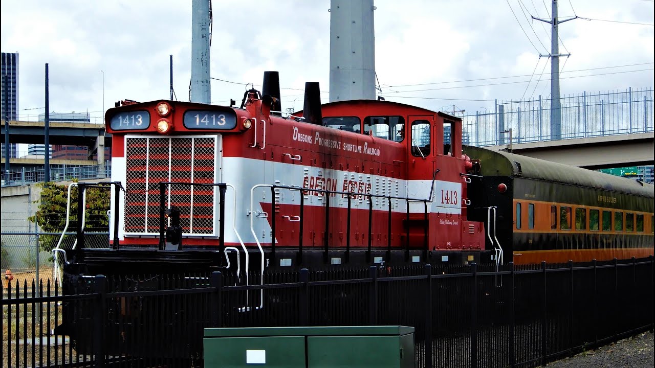 GMD1 Oregon Pacific Railroad 1413 Train Ride Oregon Rail Heritage