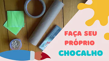 Como Fazer um chocalho com papel?