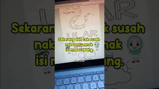 Set Mewarna Omar Hana #belajardirumah #worksheetsforkids #anakbijak #digital #worksheet