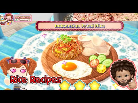 Cooking Mama: Cuisine! - Rice Recipes | Indonesian Fried Rice