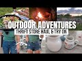 Thrift store Decor and clothing finds! Try on haul and Day in the life vlog. Outdoor adventures 2021