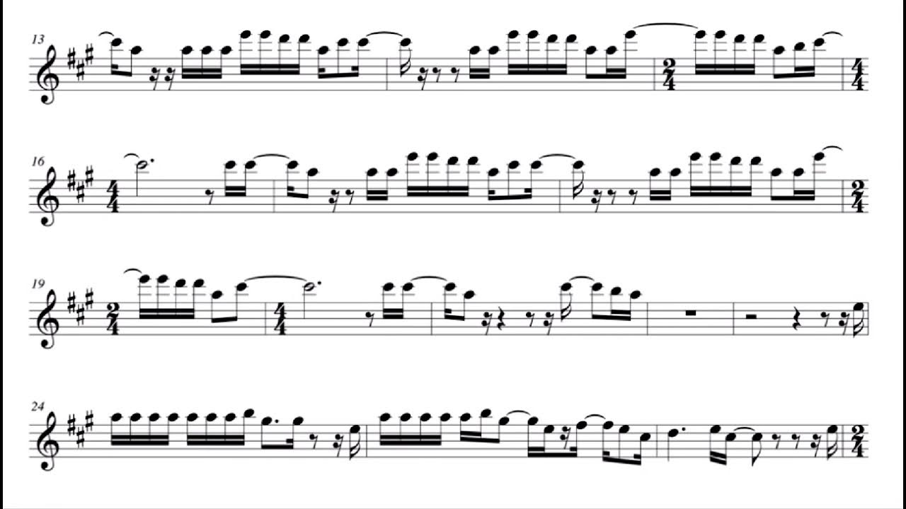 Te amo Franco de Vita Alto Sax YouTube