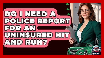 Do I Need A Police Report For An Uninsured Hit And Run? - Auto Coverage Explained