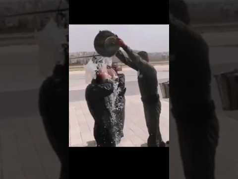 ليه بيتم رش الطيارين بالماء بعد الهبوط