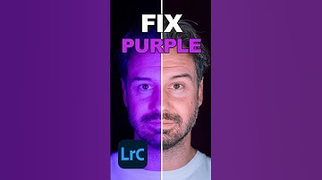 Fix EXTREME PURPLE Color Cast in 5 min Lightroom #adobelightroomtutorial lightroom #adobe