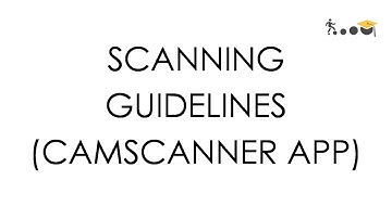 How To Scan Answer Sheet - CamScanner Guide - CA Exam Series