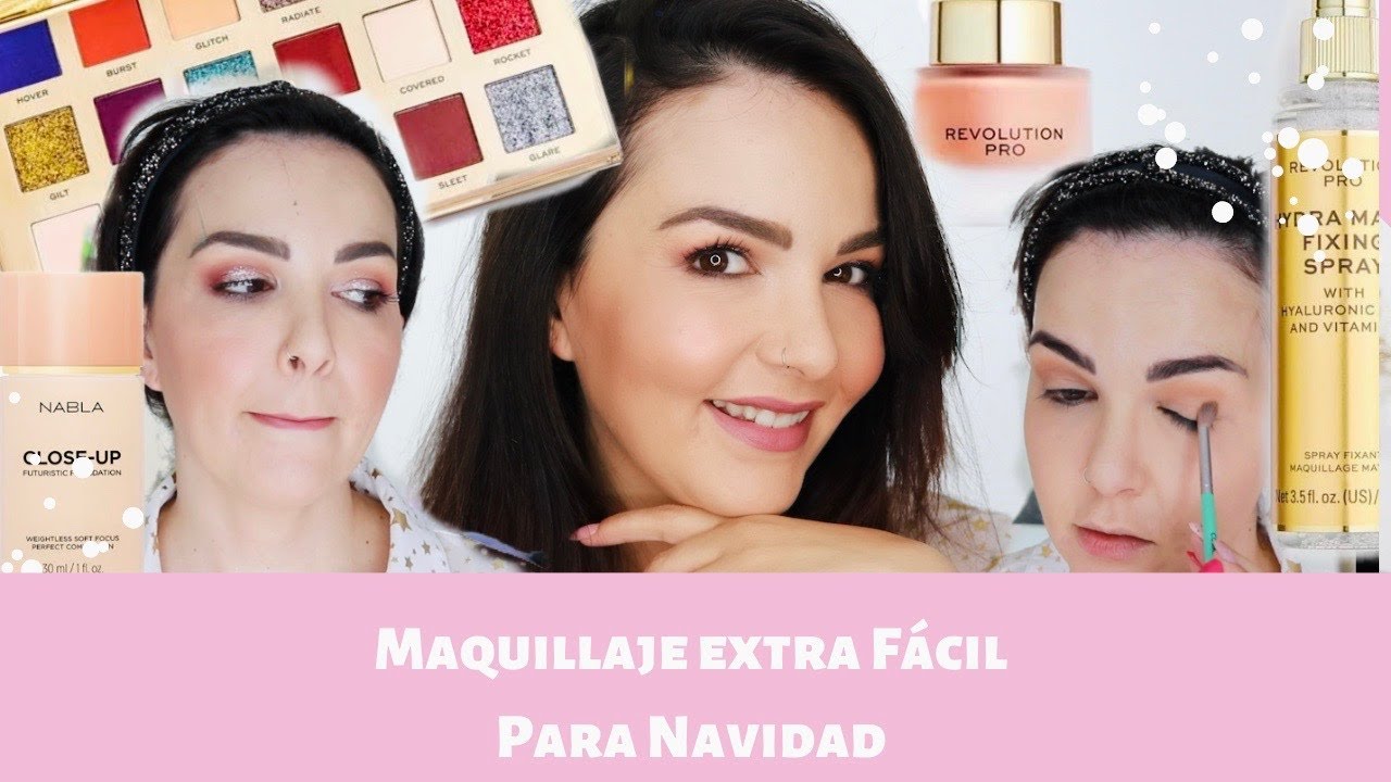 Look Navideño SÚPER FÁCIL y resultón. Principiantes y personas sin tiempo