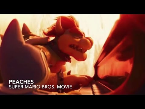 Peaches, a letra da música do Bowser no Filme do Super Mario