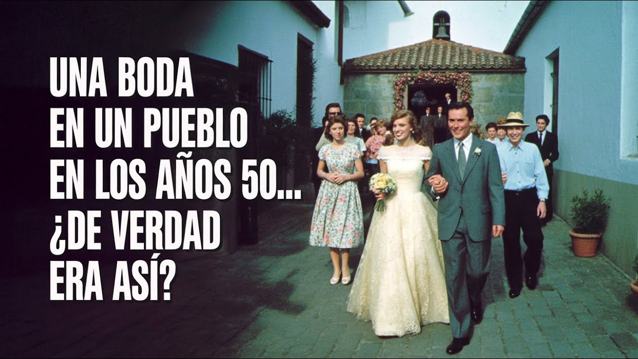 Una boda en un pueblo en los años 50… ¿De verdad era así