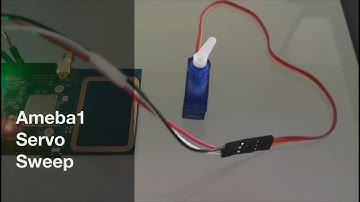 AMB01 Ameba RTL8195 Servo Sweep