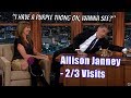 Allison Janney - 2 Appearances, 7 years Space Between - 2/3 Visits In Chronological Order