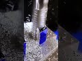 HSS end mill roughing on a PM728V-T milling machine