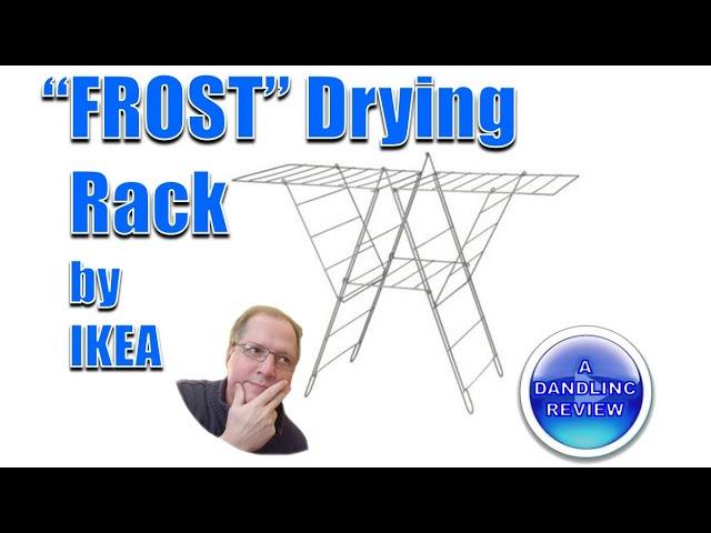 nadering Insecten tellen Gearceerd FROST Drying Rack by IKEA (indoor/outdoor) Versatile & Affordable - YouTube