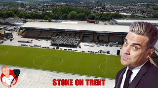 Robbie Williams Vale Park Stoke on Trent Stage construction