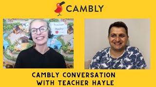Cambly Conversation With Teacher Hayley | Cambly Promo Code 2022 | Promo Code: Lesson35