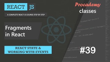 #39 Fragmenten in React | React-status en werken met React-gebeurtenissen | Een complete React-cu...