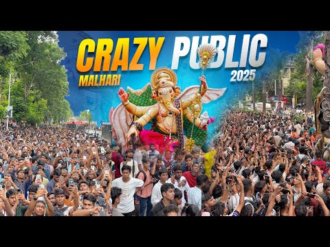 Crowd Went Crazy for Malhari Group’s Ganpati Aagman 😱💥 | Ganpati Aagman 2025