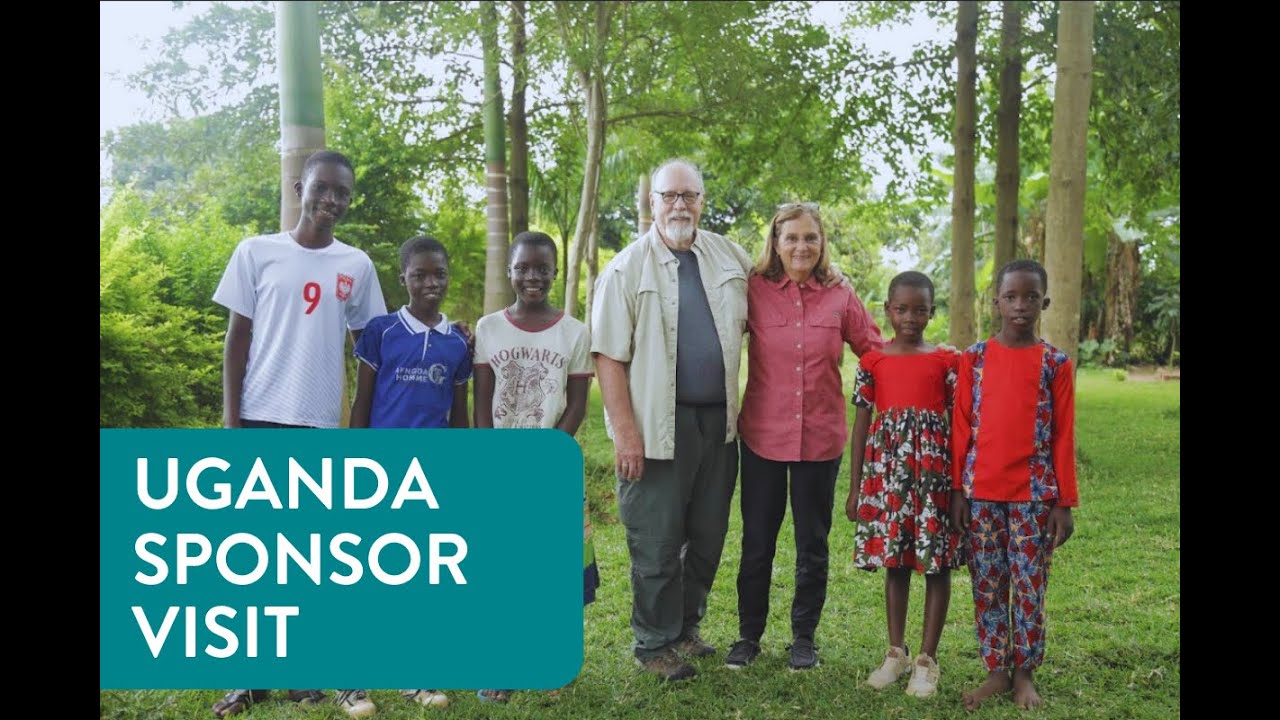 Ezra's Sponsored Church Visited him and his family in Uganda!